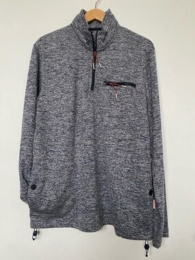 Sealskinz Quarter Zip Pullover sweater shirt mens size M Navy NWTs